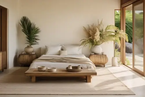 Tipuri de mobilier pentru un dormitor în stil boem-tropical