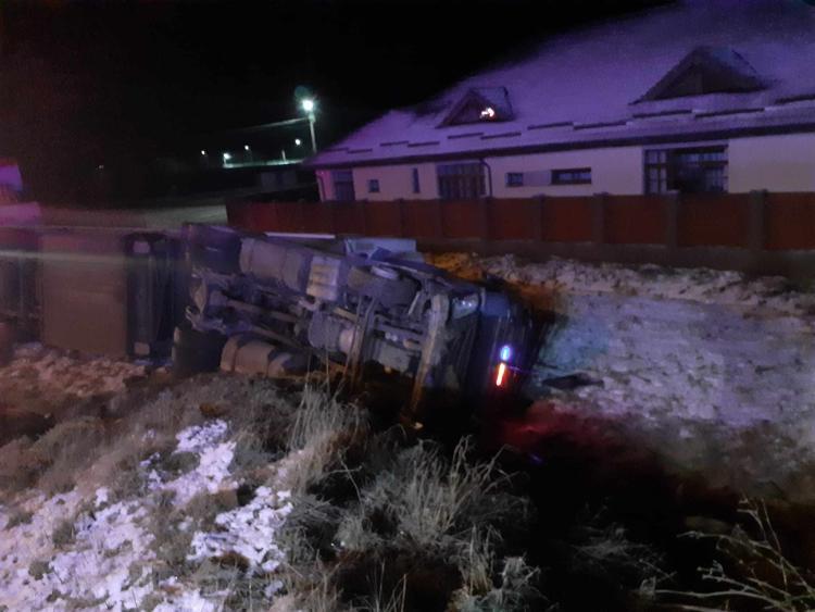 Accident rutier în această dimineață pe raza localității Negreni
