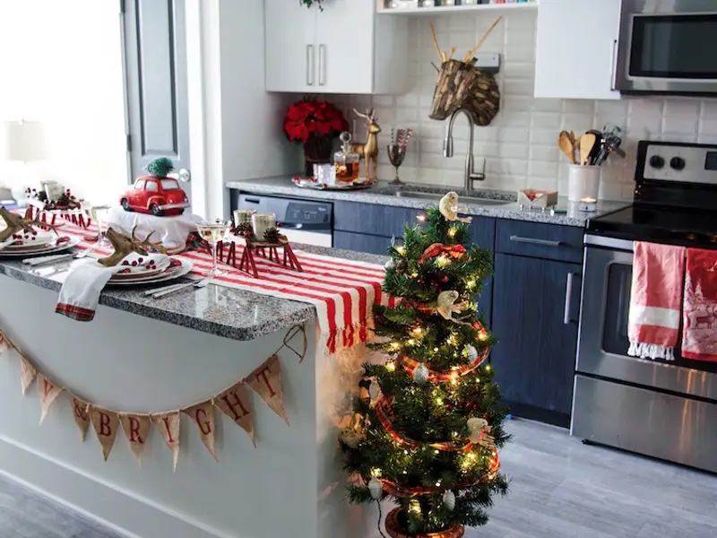 Amenajari de Craciun pentru spatii mici