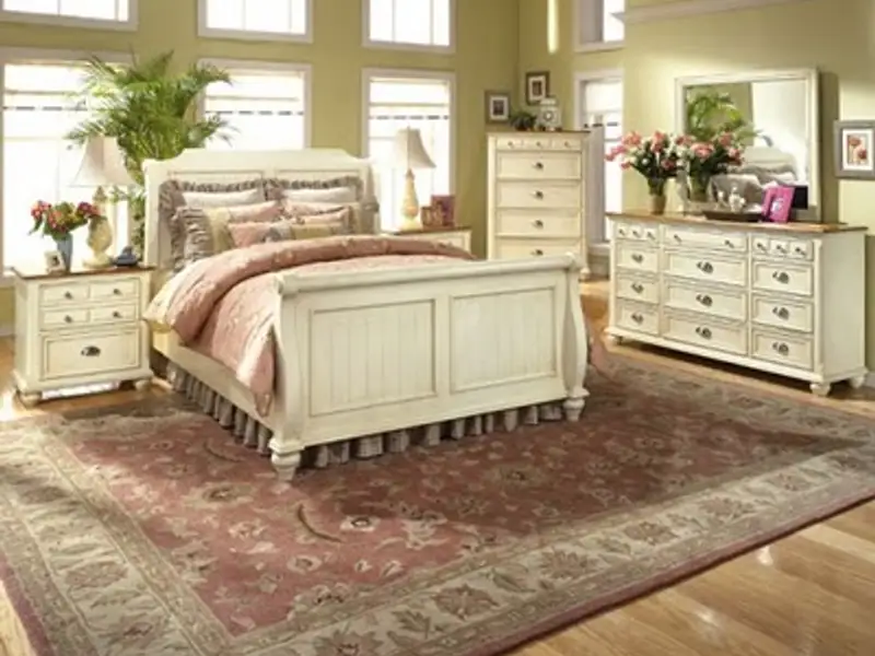 Dormitoare romantice in stil country