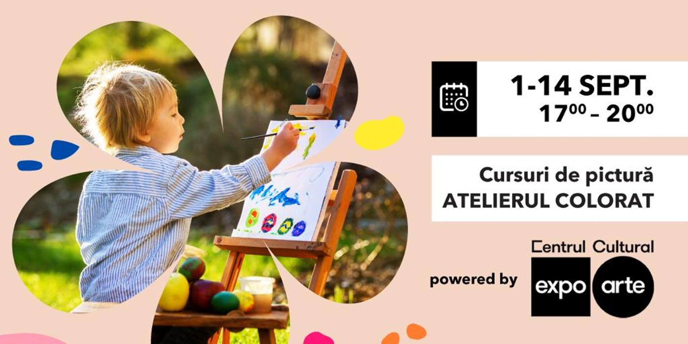 În perioada 1 – 14 septembrie, Roaba de Cultură găzduiește gratuit cursuri de pictură pentru copii, pe pajiștea din Herăstrău