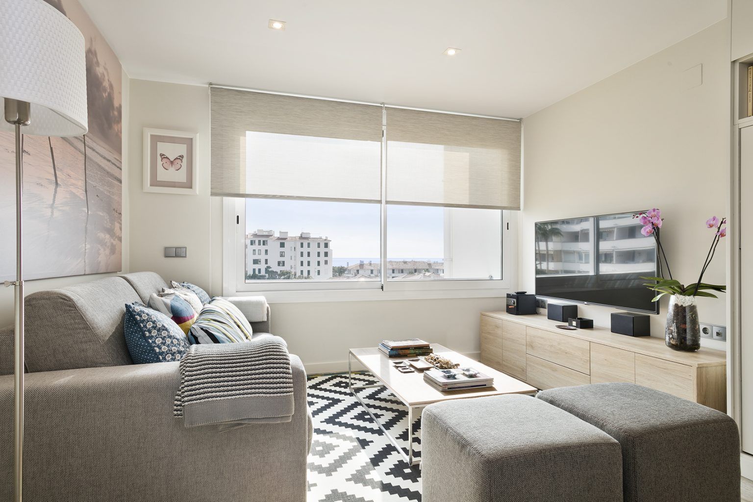 Amenajare luminoasa intr-un apartament de 38 mp