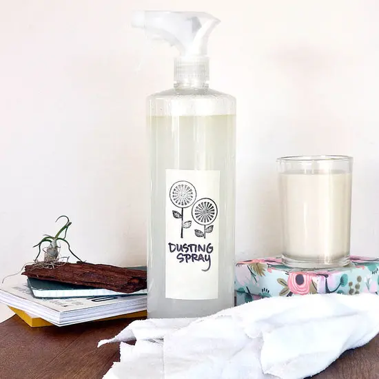 DIY – solutie naturala de curatat praful