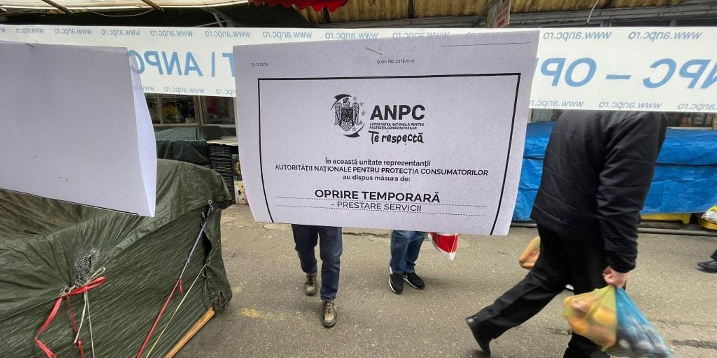 Amenzi de aproape 200.000 de lei date de ANPC, în urma controalelor din pieţele Gorjului şi Veteranilor