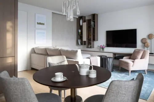 Tonuri neutre intr-o amenajare eleganta de doua camere