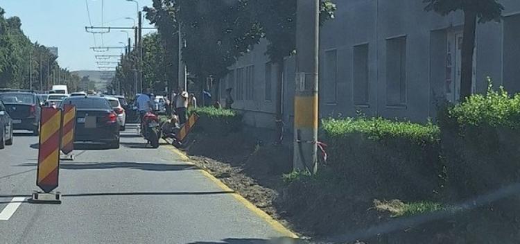 Accident rutier pe strada Traian Vuia din Cluj-Napoca