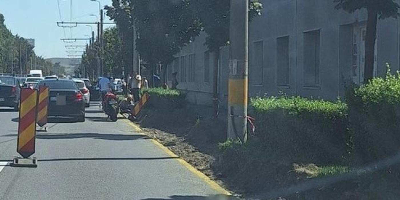 Accident rutier pe strada Traian Vuia din Cluj-Napoca