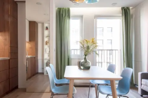 Culorile naturii in amenajarea unui apartament de 2 camere