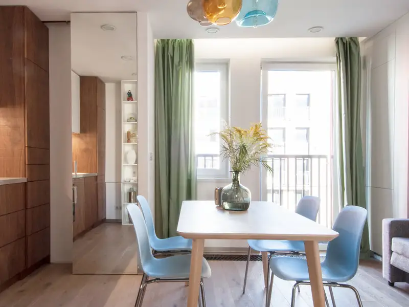 Culorile naturii in amenajarea unui apartament de 2 camere