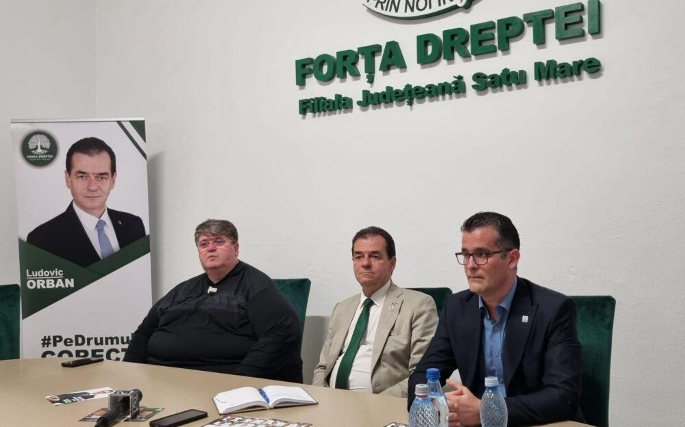 Ludovic Orban: ,,Forța Dreptei reprezintă un plus pentru județul Satu Mare”