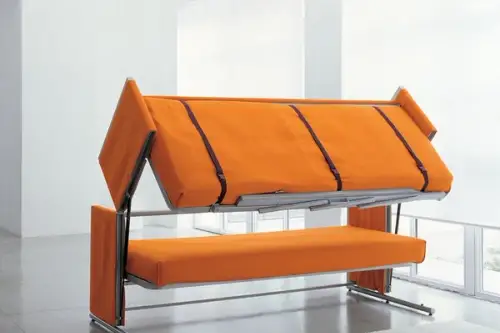 Canapea care se transforma in pat supraetajat