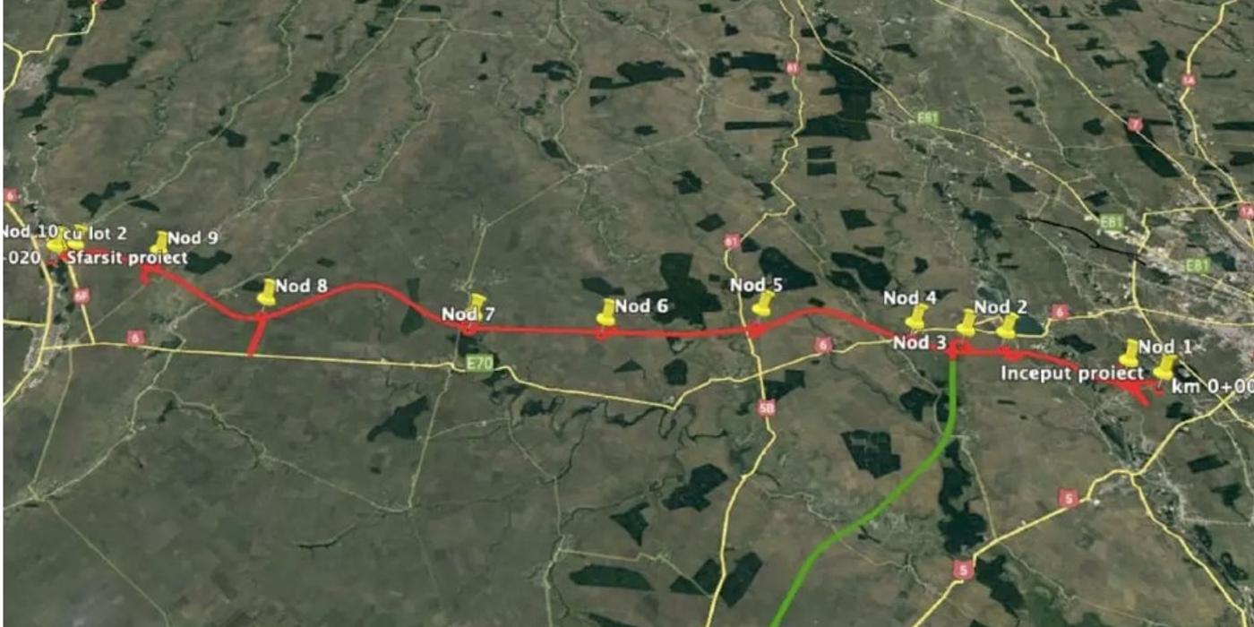 CNAIR a aprobat traseul final pentru Autostrada București