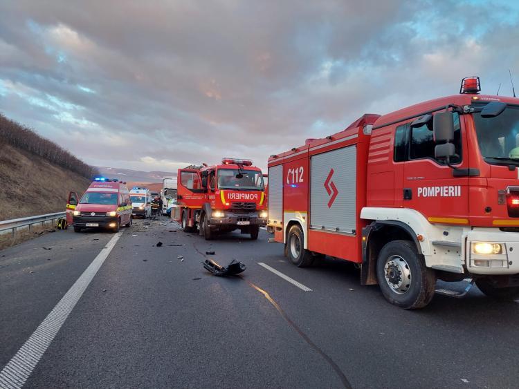 Accident grav pe autostrada Transilvania. Un bărbat și-a pierdut viața