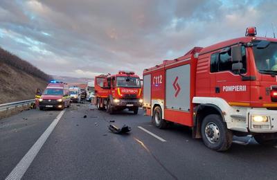 Accident grav pe autostrada Transilvania. Un bărbat și-a pierdut viața