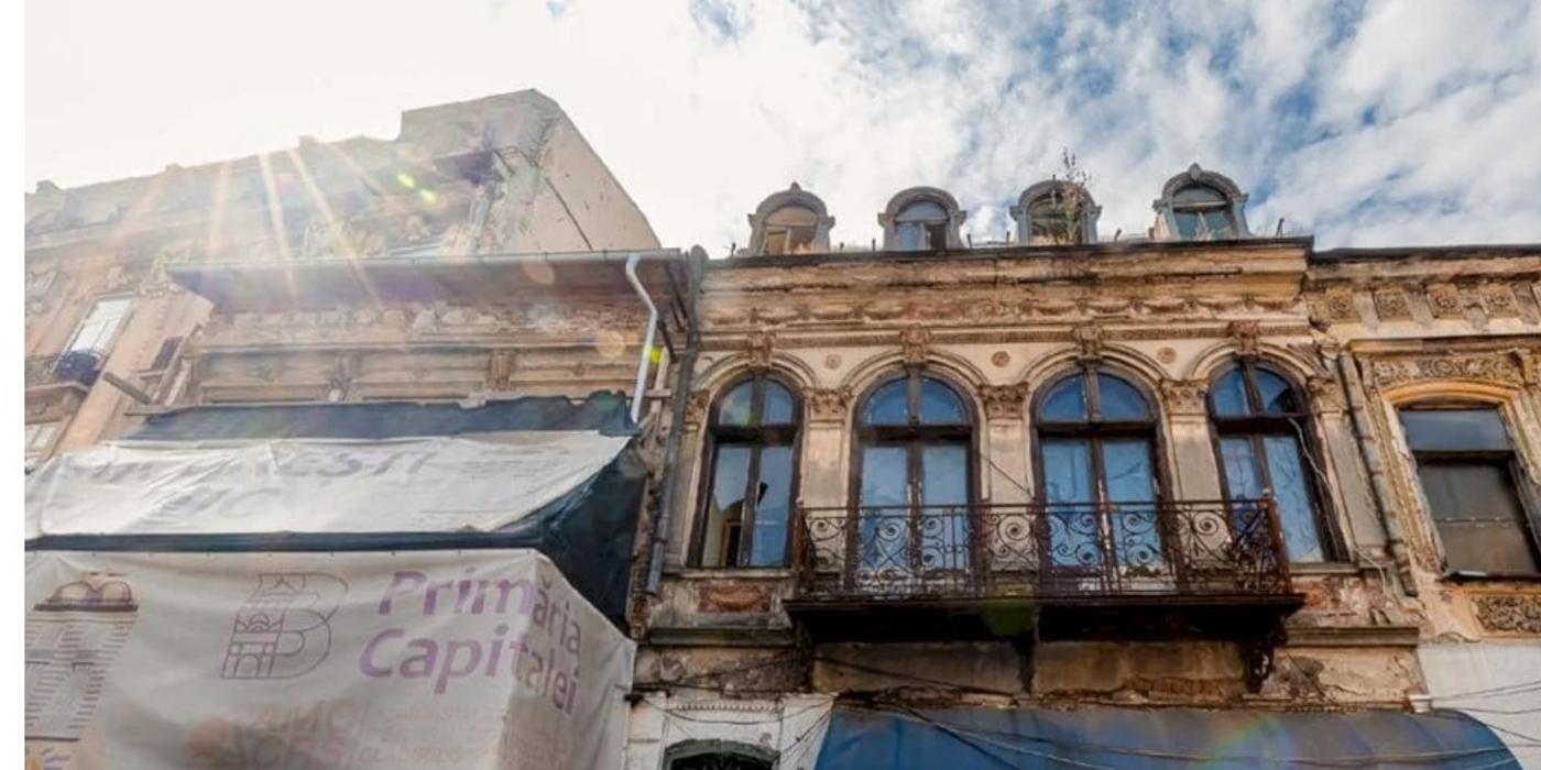 Se lucrează intens la consolidarea imobilului de pe Str. Bărăției nr. 50 din București