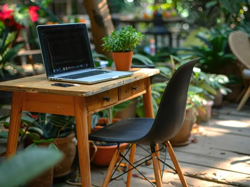 6 Idei inedite de amenajare a unui birou pe terasă