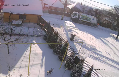 Supercom nu ridică gunoiul din Cluj-Napoca din cauza drumului înzăpezit