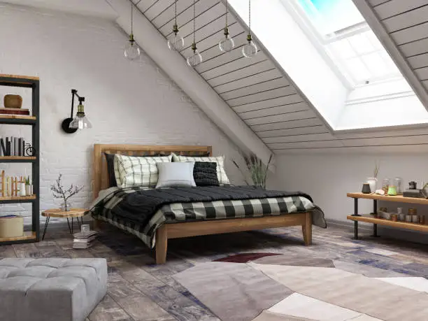 Steps for Furnishing an Attic Bedroom