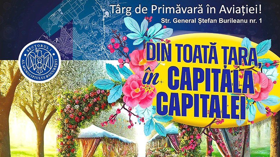 Weekend cu bunătăți locale: Piața volantă a Sectorului 1 poposește în Cartierul Aviației