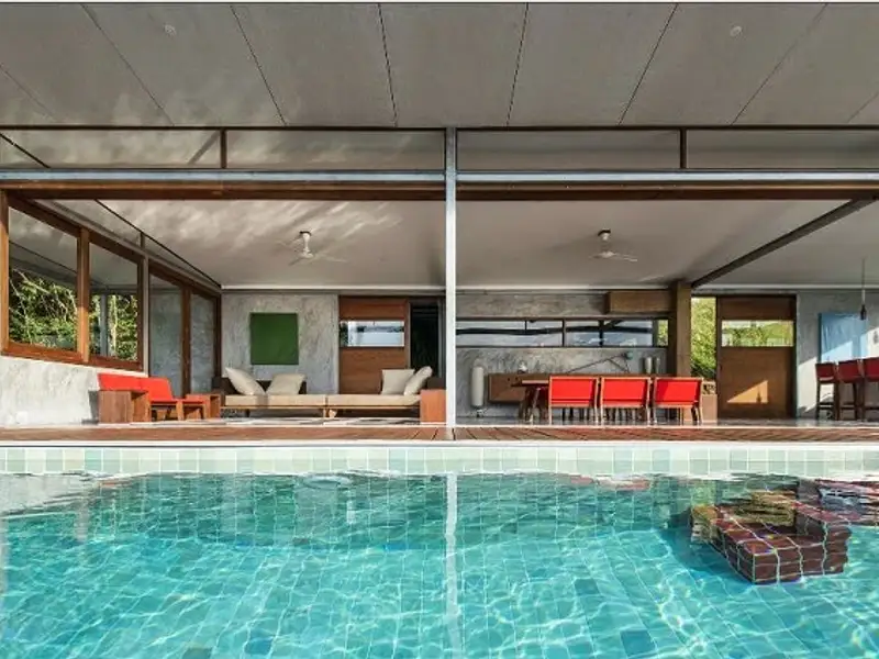 Casa fara pereti din Thailanda