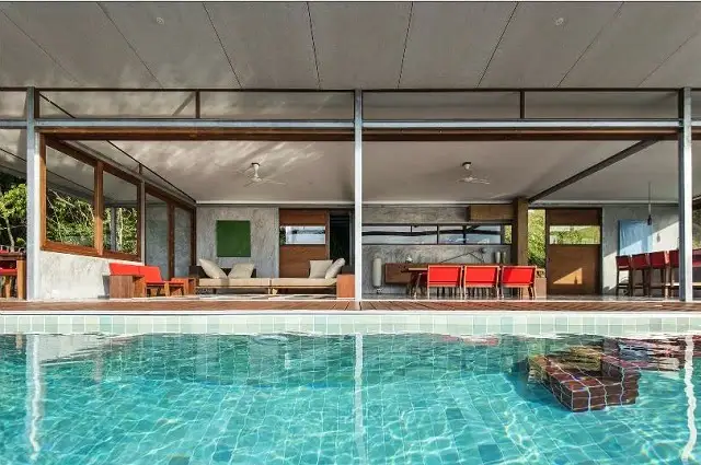 Casa fara pereti din Thailanda