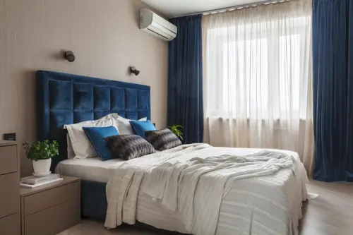 O amenajare cu decor asimetric intr-un apartament de 64 mp