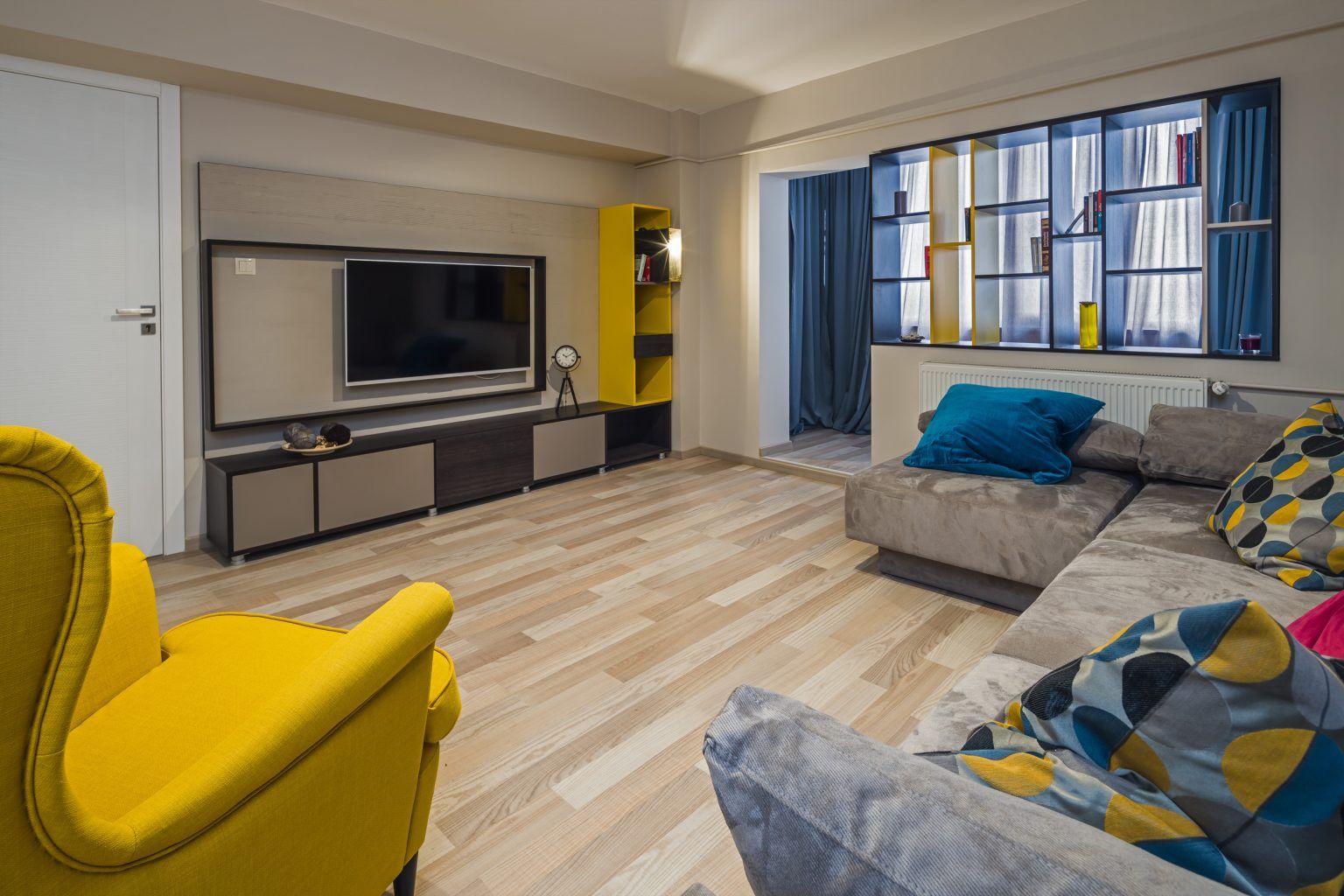 Spatiu modern amenajat intr-un apartament din Ploiesti
