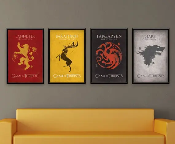 24 de postere “Game of Thrones” pentru casa ta