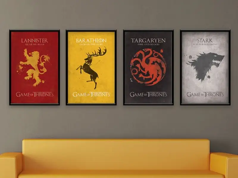 24 de postere “Game of Thrones” pentru casa ta