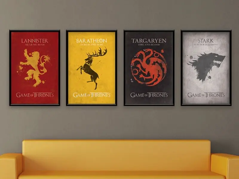 24 de postere “Game of Thrones” pentru casa ta