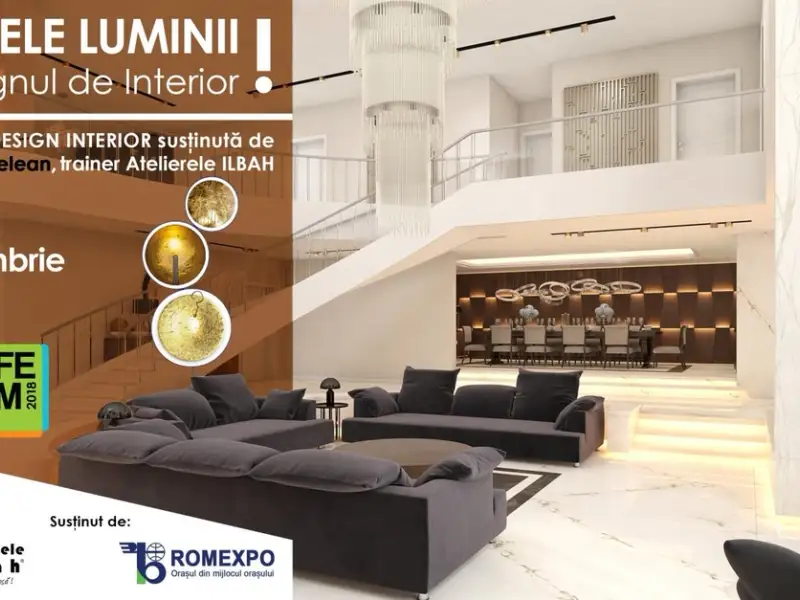 Workshopuri si conferinte de design interior la BIFE-SIM sustinute de Atelierele Ilbah