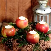 Proiect DIY de Craciun: coronita cu mere