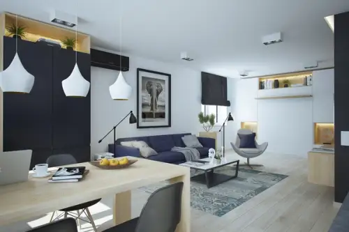 2 modele de apartamente mici amenajate cu mult stil