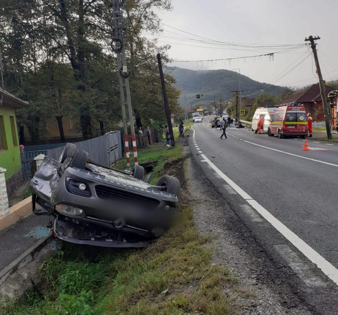 Un grav accident de circulație s-a produs duminică dimineața pe raza localității Ciucea