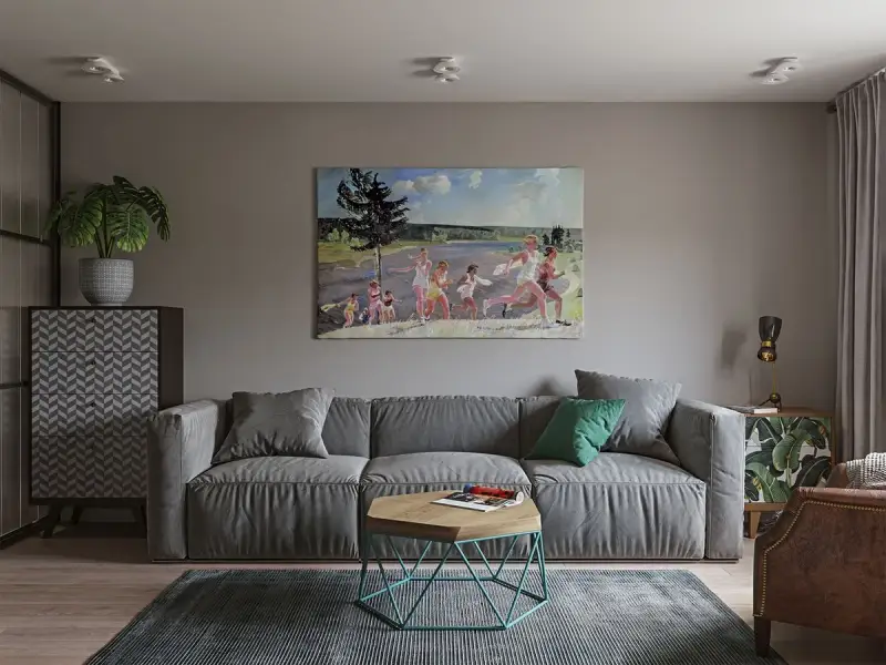 Apartament cu o amenajare contemporana pentru un cuplu tanar