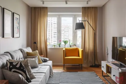 Spatiul functional al unui apartament de 60 metri patrati