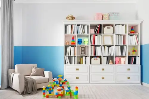 Bibliotecă în camera copiilor: Aspecte de luat în considerare în procesul de amenajare