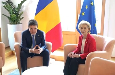 Nicușor Dan, discuții cruciale cu Ursula von der Leyen. Banii din PNRR, pe lista temelor abordate