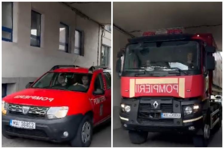 Pompierii ISU Cluj, chemați să ofere sprijin celor din județul Vaslui, afectați de inundațiile masive