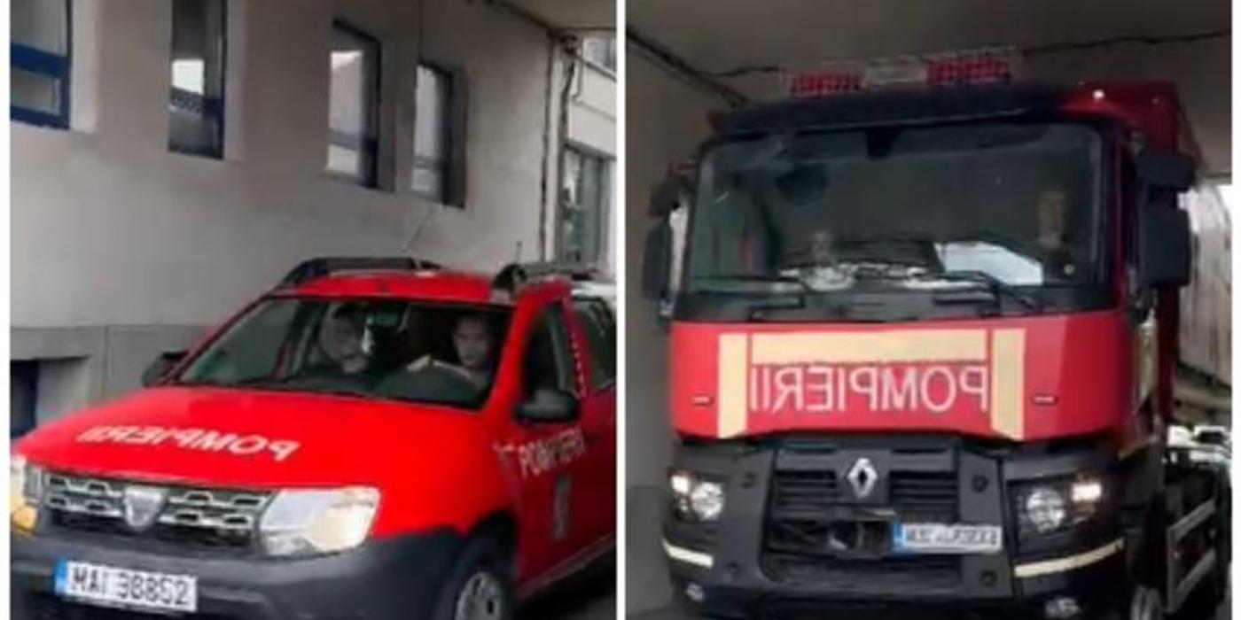 Pompierii ISU Cluj, chemați să ofere sprijin celor din județul Vaslui, afectați de inundațiile masive