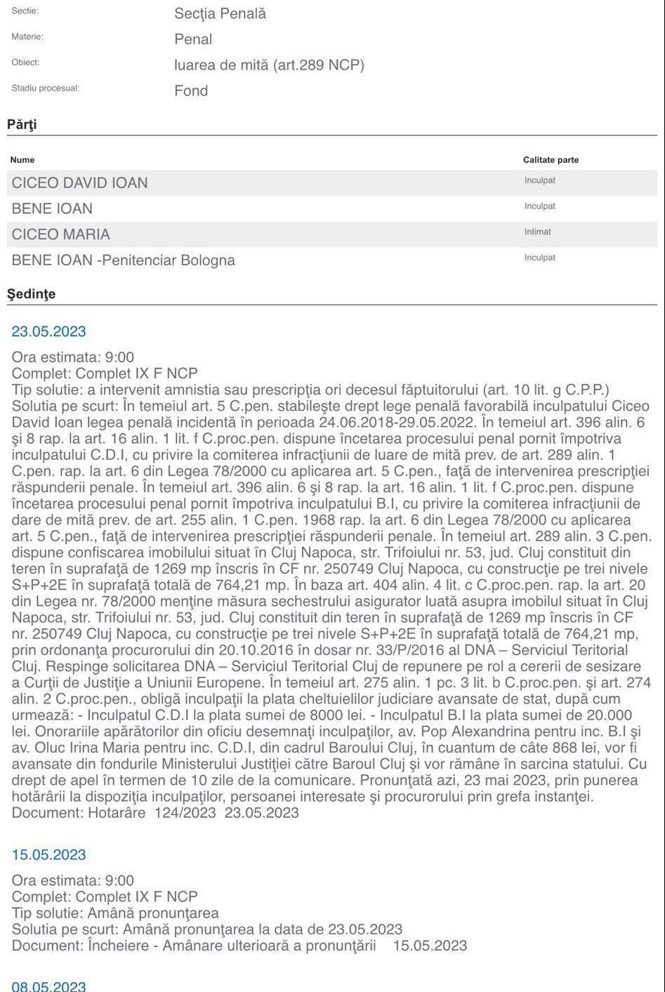 Directorul Aeroportului Internațional Cluj, David Cieo, scapă de închisoare