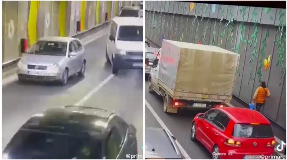 Ieri, 20 ianuarie, un șofer și-a lăsat mașina în Pasajul Unirii, plecând pe jos. Astfel, traficul din centrului Capitalei s-a blocat
