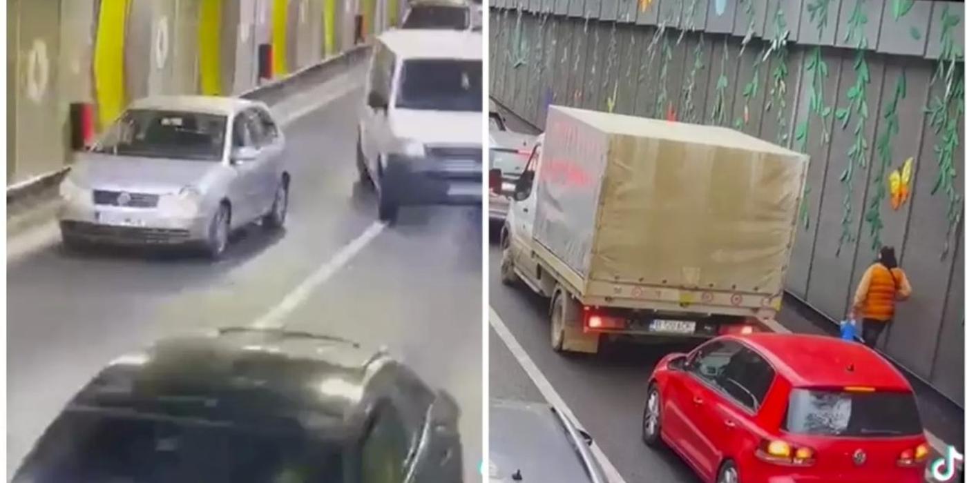 Ieri, 20 ianuarie, un șofer și-a lăsat mașina în Pasajul Unirii, plecând pe jos. Astfel, traficul din centrului Capitalei s-a blocat