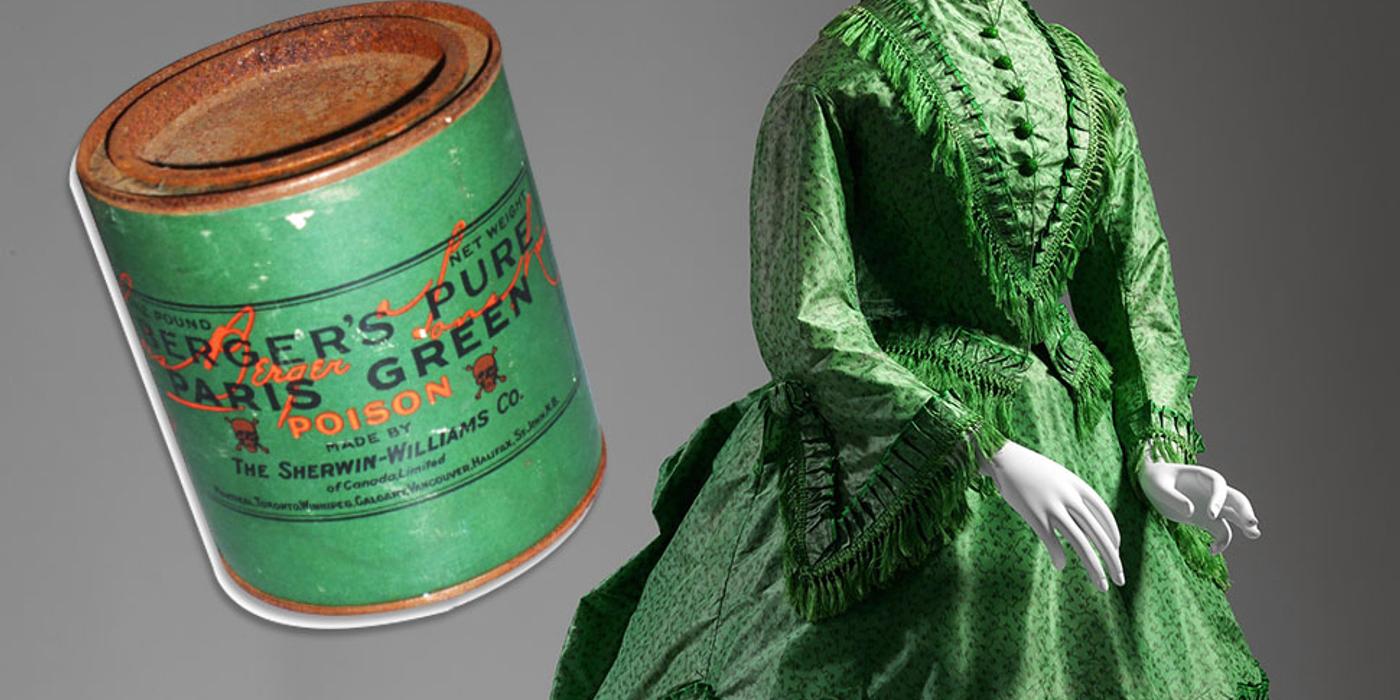 Verdele de Paris, vopsea pentru tapet, covoare și rochii?