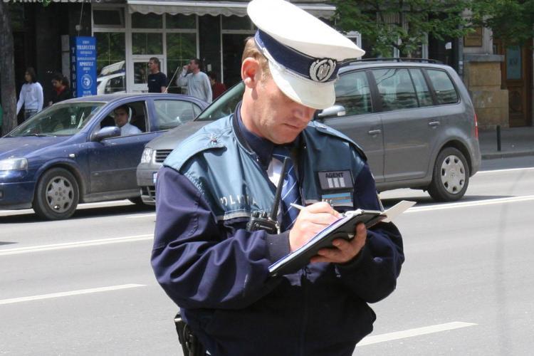 Razie a polițiștilor rutieri clujeni în weekend. Inclusiv pietonii au fost amendați