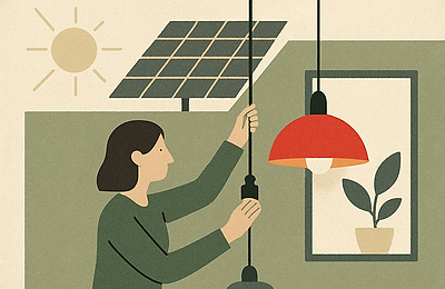 Iluminat solar interior – tech verde în designul casei
