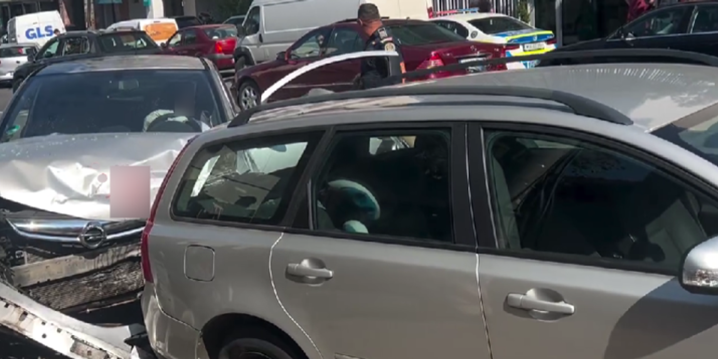 Accident rutier, în această după-amiază, în zona Pieței Cipariu din Cluj-Napoca