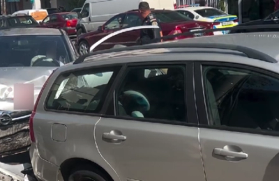 Accident rutier, în această după-amiază, în zona Pieței Cipariu din Cluj-Napoca