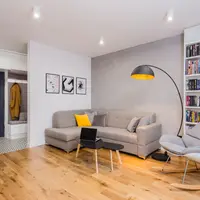 Design minimalist intr-un apartament de 2 camere