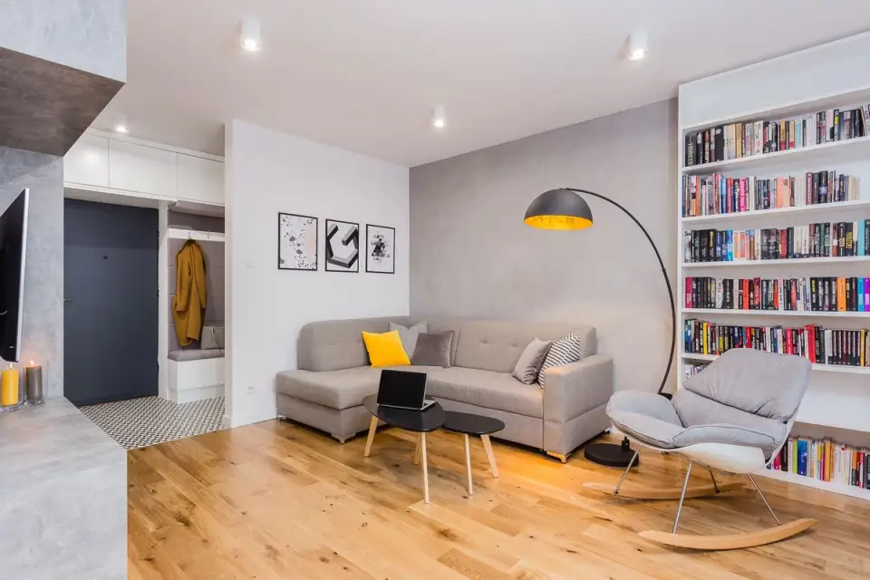 Design minimalist intr-un apartament de 2 camere